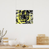 Pop Art Stijl Tijger Posters (Keuken)