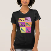 Pop Art Stiletto-pomp / hoog niveau T-shirt (Voorkant)