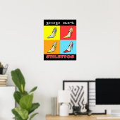 Pop Art Stilettos 16x20 Poster (Thuiskantoor)