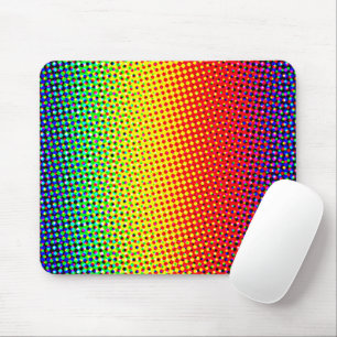 Pop Art Stippen Regenboog Helderkleurige homepage Muismat