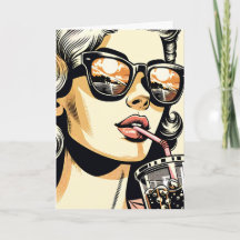 Pop Art Stripboek Mooie Vrouw  Geweldige Zomer