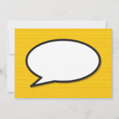 Pop Art stripboek spraakballon bedankt (Voorkant)