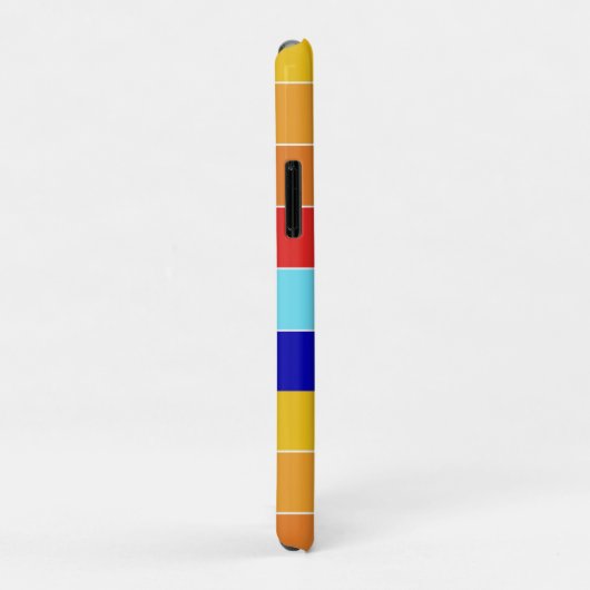 Pop Art Stripes Bermuda Case-Mate iPhone Case (Achterkant/rechts)