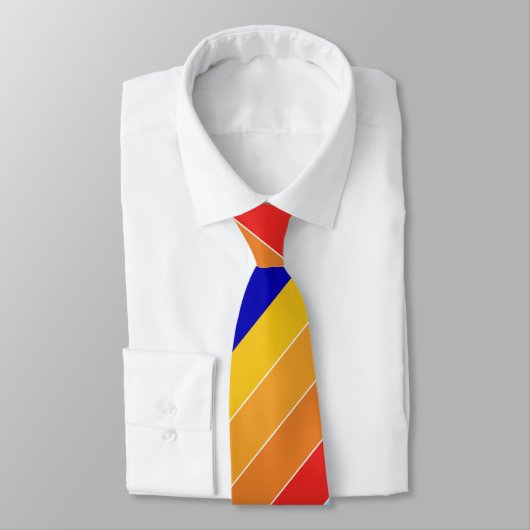 Pop Art Stripes Bermuda Stropdas (Gebonden)