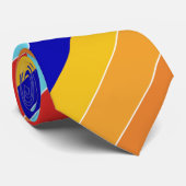 Pop Art Stripes Bermuda Stropdas (Opgerold)