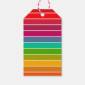 Pop Art Stripes Cadeaulabel (Voorkant)