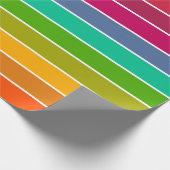Pop Art Stripes Cadeaupapier (Hoek)