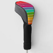 Pop Art Stripes Golfheadcover (Schuin)