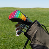 Pop Art Stripes Golfheadcover (Insitu)
