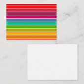 Pop Art Stripes Notitiekaartje (Voorkant / Achterkant)