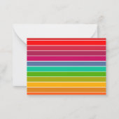 Pop Art Stripes Notitiekaartje (Voorkant)
