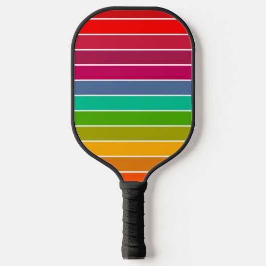 Pop Art Stripes Pickleball Paddle (Voorkant)