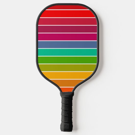 Pop Art Stripes Pickleball Paddle (Achterkant)