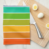 Pop Art Stripes Theedoek (Quarter Fold)