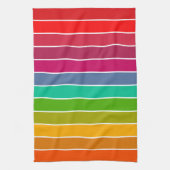 Pop Art Stripes Theedoek (Verticaal)