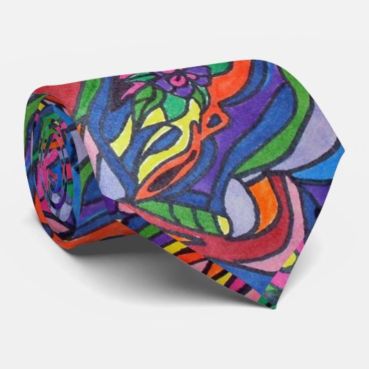 Pop Art Stropdas (Opgerold)