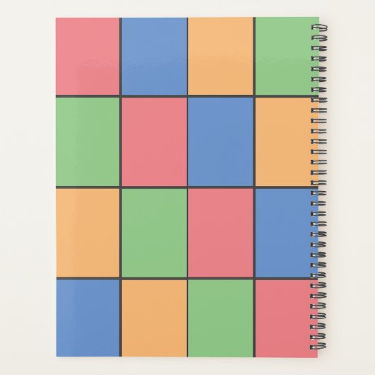 Pop Art Style Aardappel Custom Planner (Achterkant)