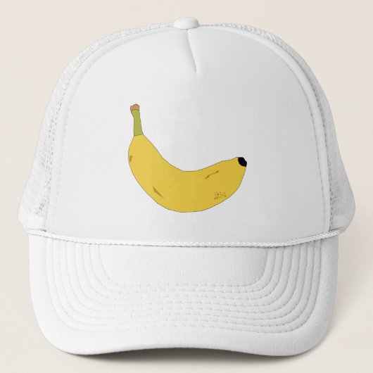 POP ART STYLE BANANA ONTWERP TRUCKER PET (Voorkant)