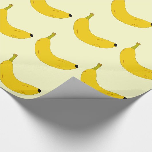 POP ART STYLE BANANAS PATTERN CADEAUPAPIER (Hoek)