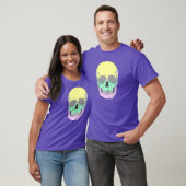 POP ART STYLE COLORFUL MODERN SKULL T-SHIRT (Unisex)