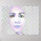 Pop Art Style Portret Poster (Voorkant)