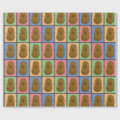 Pop Art Style Potato Cadeaupapier (Vlak)