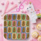 Pop Art Style Potato Papieren Bordje (Feest)