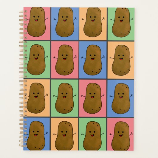 Pop Art Style Potato Planner (Voorkant)