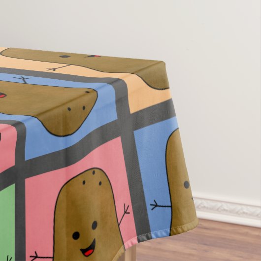 Pop Art Style Potato Tafelkleed (Voorbeeld)