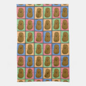 Pop Art Style Potato Theedoek (Verticaal)