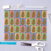 Pop Art Style Potato Tissuepapier (Craft)