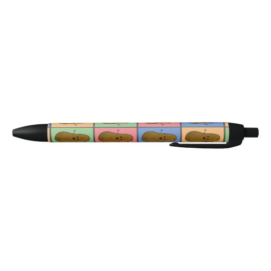 Pop Art Style Potato Zwarte Inkt Pen (Bodem)