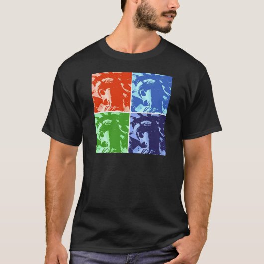 Pop Art Style Statue van Liberty New York T-shirt (Voorkant)