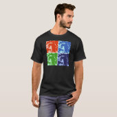 Pop Art Style Statue van Liberty New York T-shirt (Voorkant volledig)