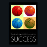 Pop Art Succes Motivatie Basketbal Stijlvol Poster<br><div class="desc">Sport Digitaal bewerkte kunst - Basketball Poster Print - Digital Comic Style Artwork - College Pop Art - Computer Afbeeldingen - De enige manier om geweldig werk te doen is van alles te houden wat je doet.</div>