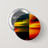 Pop Art Sunset Ronde Button 5,7 Cm (Voorkant /achterkant)