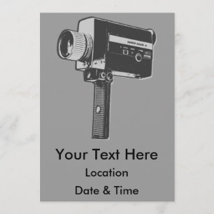 Pop Art Super 8-filmcamera Kaart