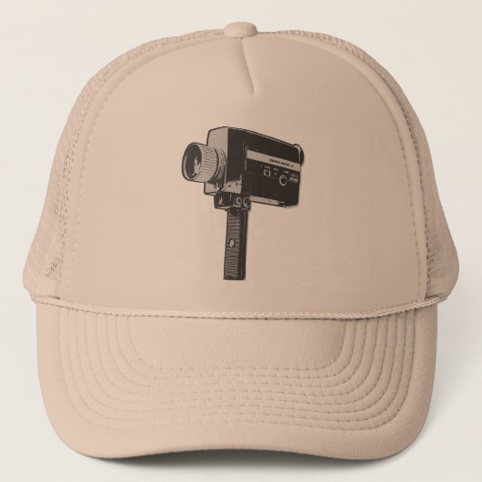 Pop Art Super 8-filmcamera Trucker Pet (Voorkant)