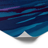 Pop Art Surfen Sunset Wall Art - Wave Riding Poster (Hoek)