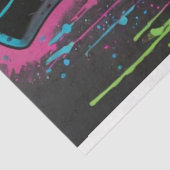 Pop Art Surrealisme Vrouw in een Top Hat Decoupage Tissuepapier (Detail)