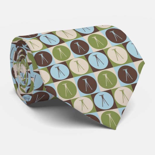 Pop Art Survey Stropdas (Opgerold)