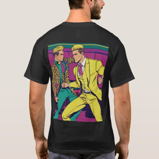 Pop Art T - shirts - Vet, Helder en Speels (Achterkant)
