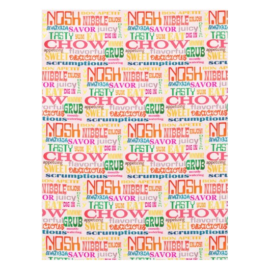 POP ART TABEL CLOTH TAFELKLEED (Voorkant)