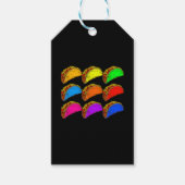 Pop Art Taco Cadeaulabel (Voorkant)