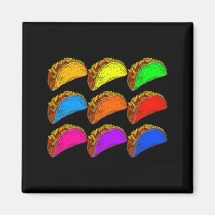 Pop Art Taco Magneet