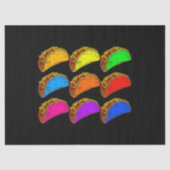 Pop Art Taco Tissuepapier (Voorkant)