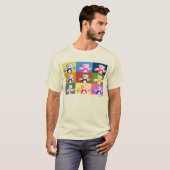 Pop Art Teddies Toddler Shirt (Voorkant volledig)