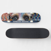 Pop Art Terrier Custom Ambush Snake Persoonlijk Skateboard (Horizontaal)