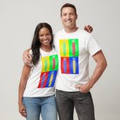 Pop Art Testbuizen Wetenschap Scheikunde Laborator T-shirt (Unisex)
