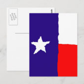 Pop Art Texaanse Staatsvlag Briefkaart (Voorkant / Achterkant)